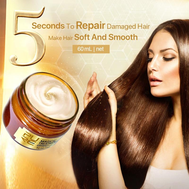 Keratin Hair Treatment Mask 5 Second Repairs Damage Hair Root Tonic Keratin Hair & Scalp Treatment Hair Care Drop Shipping TSLM1|Hair & Scalp Treatments