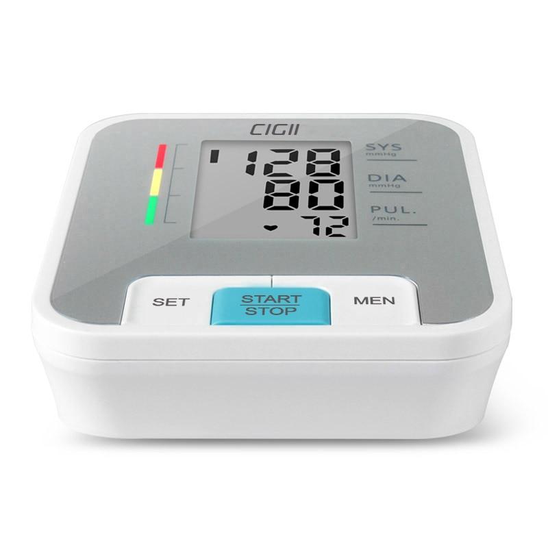 Cigii Home health care Pulse measurement tool Portable LCD digital Upper Arm Blood Pressure Monitor 1 Pcs Tonometer|upper arm blood pressure|blood pressure monitorarm blood pressure monitor