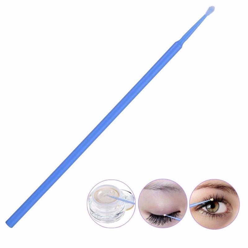 100Pcs/bag Disposable Makeup Eyelashes Individual lashes Applicators Mascara Eyelashes Brush Cotton Swab Dropshipping|Cotton Swabs