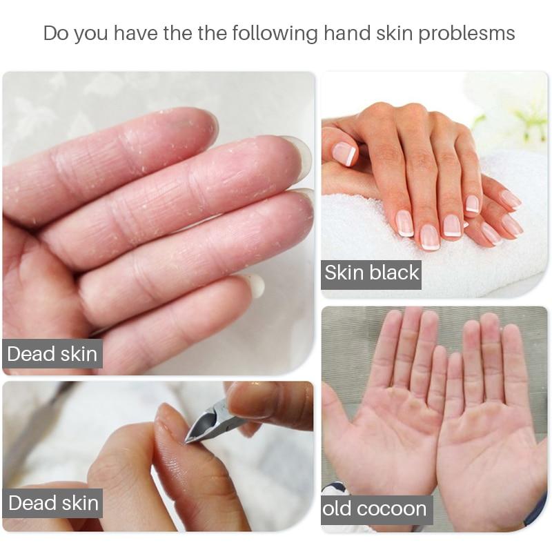 3pair=6pcs Hand Care Exfoliating Hand Mask Moisturizing Whitening Skin Care Exfoliating Hand Mask Anti Wrinkle Aging Spa Gloves