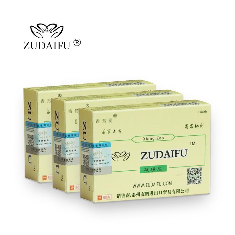 Dropship zudaifu Sulfur Soap Skin Conditions Acne Psoriasis Seborrhea Eczema Anti Fungus Bath Healthy Soaps Eczema Zudaifu Soap|Soap