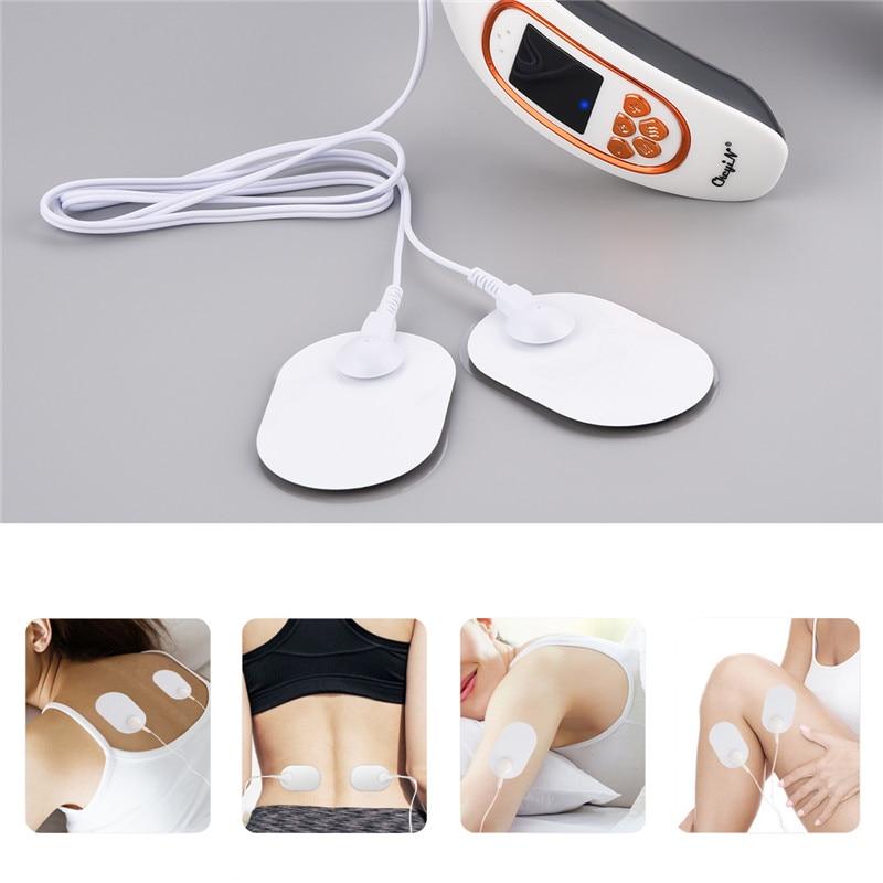 4D Smart Electric Neck and Back Pulse Massager TENS Wireless Heat Cervical Vertebra Relax Pain Relief Kneading Massage Machine|Neck Massage Instrument