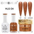 EXTREME+ Trio - Gel, Lacquer, & Dip Combo - HOLO CHROME - #004