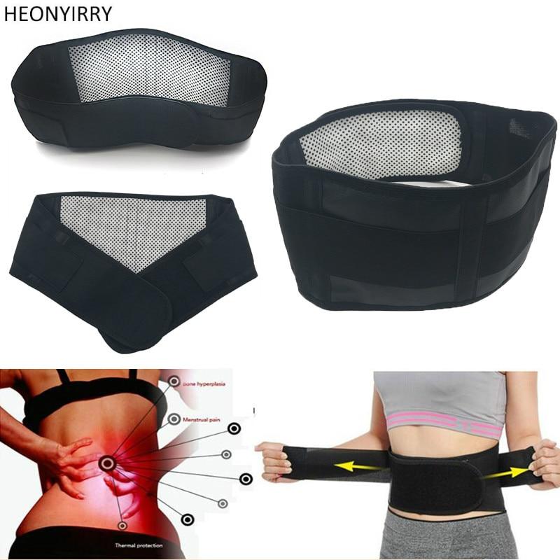 Adjustable Waist Tourmaline Self heating Magnetic Therapy Back Waist Support Belt Lumbar Brace Massage Band Health Care|Braces & Supports