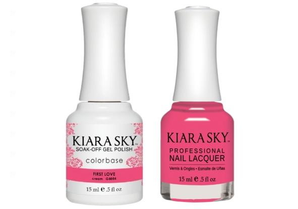 Kiara Sky All-In-One GEL + MATCHING LACQUER (DUO) - 5054 FIRST LOVE