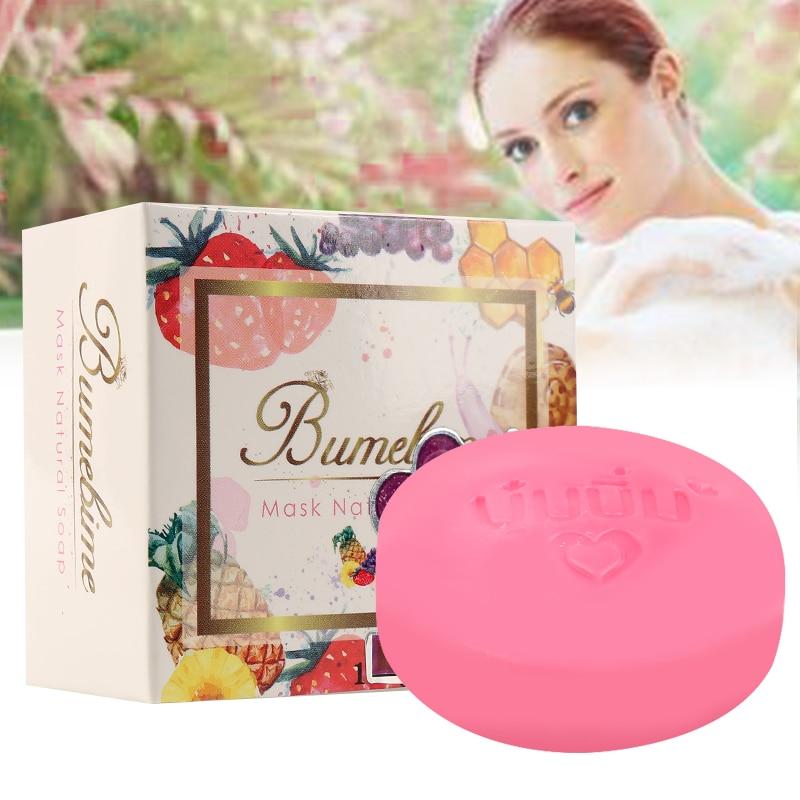 Thailand Bumebime Fruit Essential Oil Pure Natural Soap Whitening Skin Moisturizing Cleansing Aromatherapy Bathing Soaps TSLM1|Sets