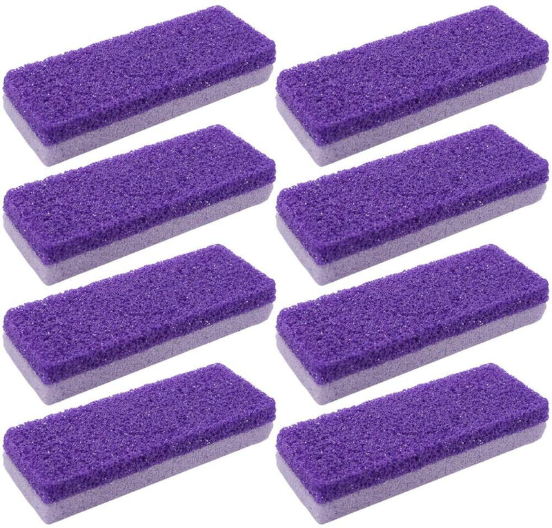 Happy Feet - 4 PCS Double Sided Pumice Stone Callus, Hard Skin Callus Remover and Scrubber Pedicure Tools Foot File for Feet Hands Exfoliator Pedicure Feet File