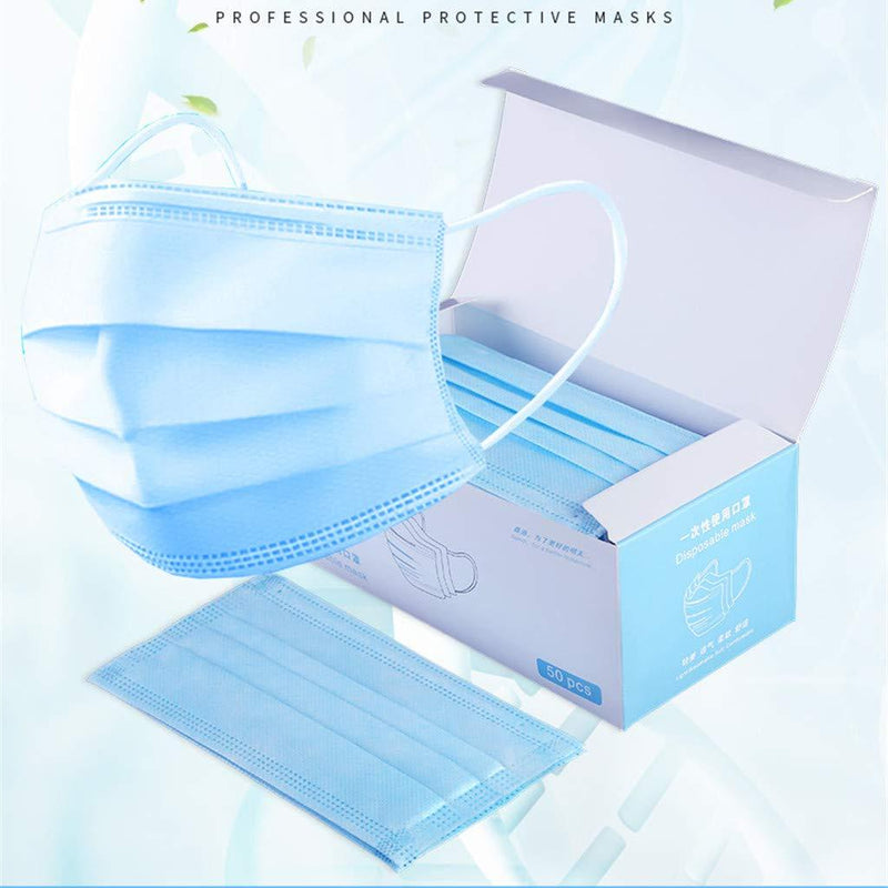 Non-woven Face Mask 50 Pcs/Box - FDA Approves (shipping from USA _ within 3 Business Days)