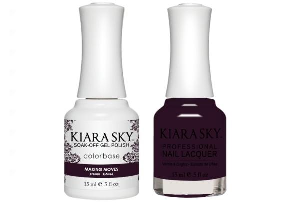 Kiara Sky All-In-One GEL + MATCHING LACQUER (DUO) - 5066 MAKING MOVES