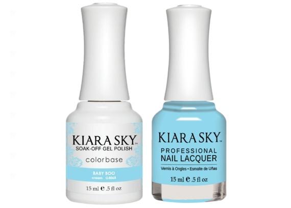 Kiara Sky All-In-One GEL + MATCHING LACQUER (DUO) - 5068 BABY BOO