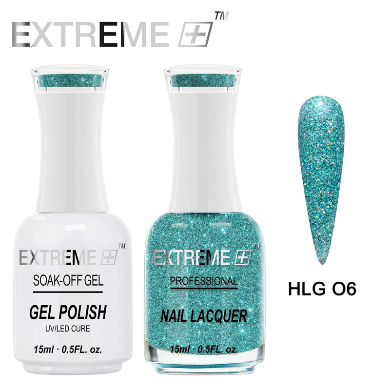 EXTREME+ Trio - Gel, Lacquer, & Dip Combo - HOLO CHROME -