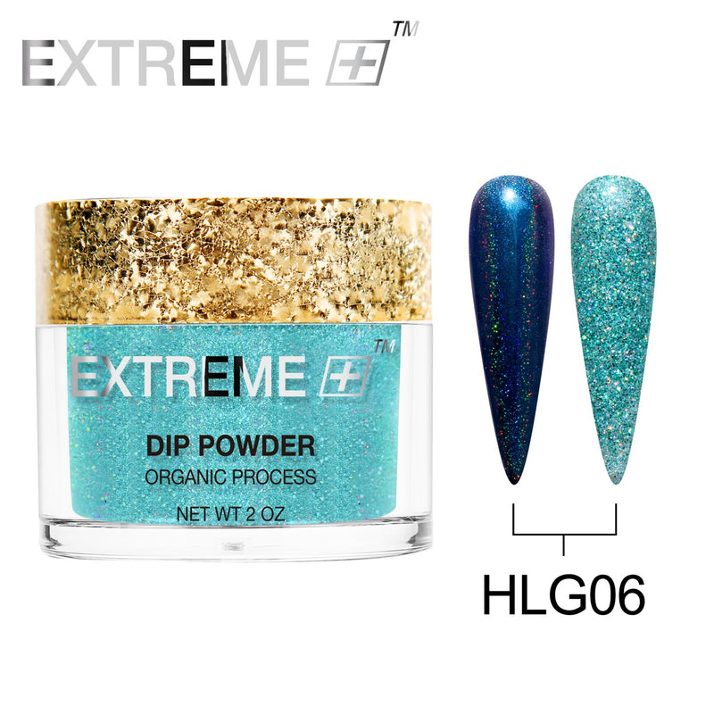 EXTREME+ Trio - Gel, Lacquer, & Dip Combo - HOLO CHROME -