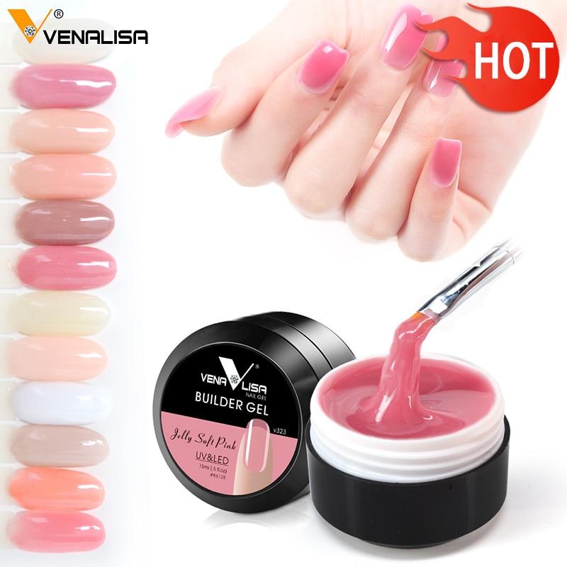 2020 New Products Wholesale Nail Gel CANNI Nail Extension Gels Thick Builder Gel Natural Camouflage UV Gel 15ml manicure led|Nail Gel