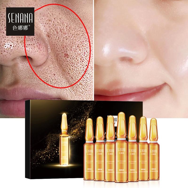 24K Gold Face Serum Skin Whitening Essence Hyaluronic Acid Nicotinamide Ampoule Anti Aging Acne Shrink Pores Hydration Skin Care|Serum