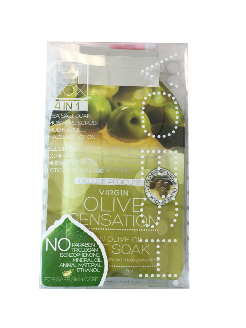 VOESH Deluxe Pedicure 4 Step - Olive Sensation