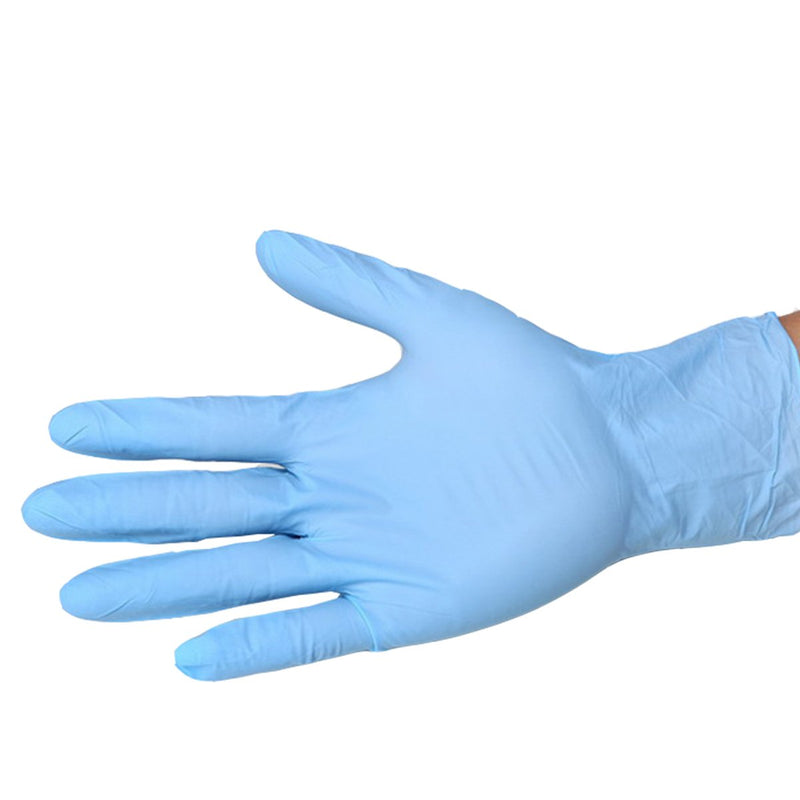 100pcs/box Disposable Nitrile Glove Safety Abrasion Resistance Antibacterial Protective Gloves