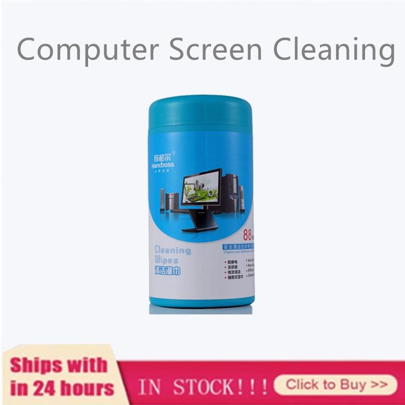 88Pcs Computer LCD TV Mobile Phone Screen Camera Lens Cleaning Wipes LCD Screen Dust Removal Care Wipes Computer Cleaning|Device Cleaners