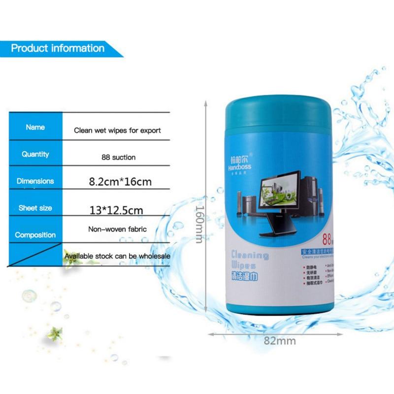 88Pcs Computer LCD TV Mobile Phone Screen Camera Lens Cleaning Wipes LCD Screen Dust Removal Care Wipes Computer Cleaning|Device Cleaners