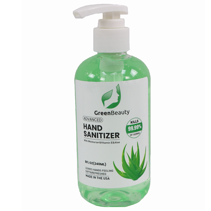 BUY 1 GET 1 FREE ( Dec 20-->Jan 1) Green Beauty Hand Sanitizer 8 oz - FDA Approved