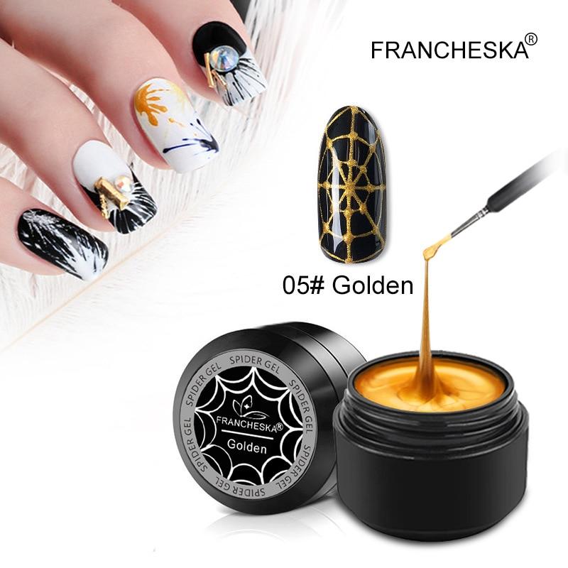 Gel Spider Nail Polish Nail Art Nails Primer Silk Spider Gel Polish Gel Varnish Design Drawing Painting Born Pretty 8ml TSLM1|Nail Gel