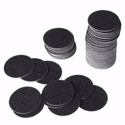 60pcs Replacement Sandpaper Discs for Polishing Craft or Electric Callus Remover Pedicure Tool, Regular Coarse 180 Grit