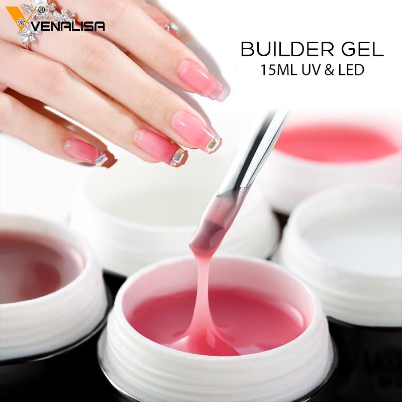 2020 New Products Wholesale Nail Gel CANNI Nail Extension Gels Thick Builder Gel Natural Camouflage UV Gel 15ml manicure led|Nail Gel