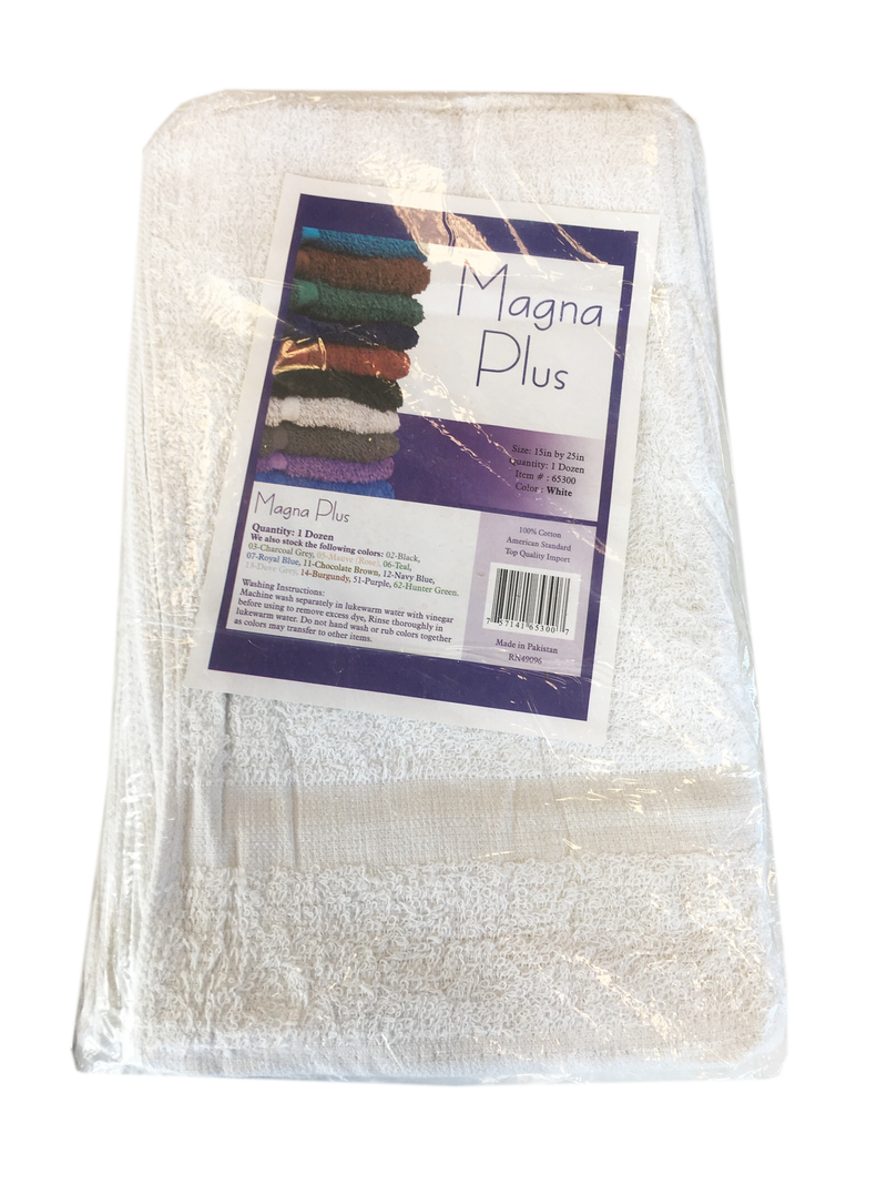 Magna Towel 15 x 25 - White