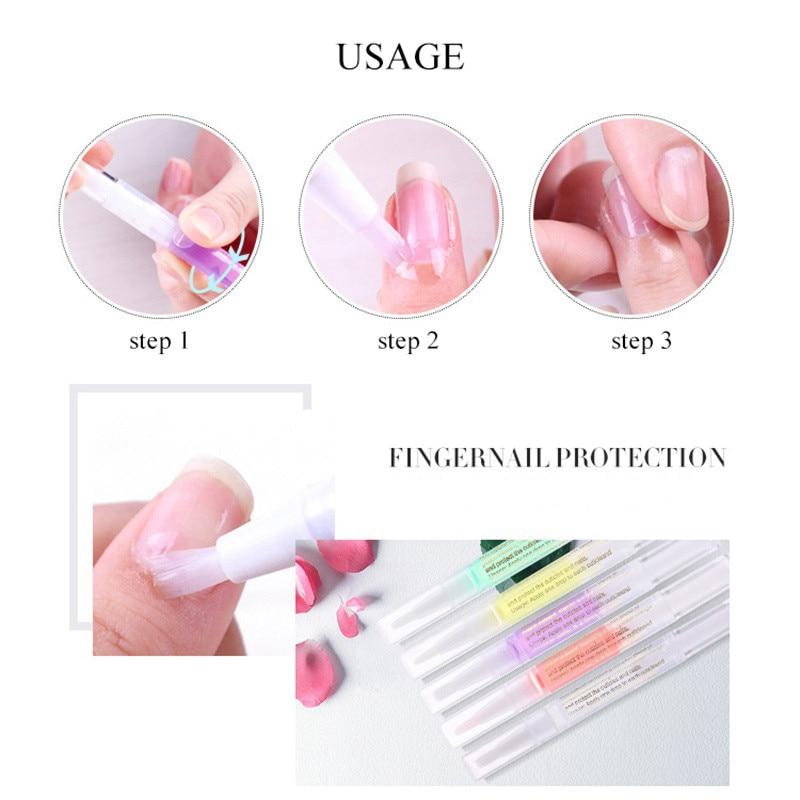 US EU STOCK 15 Fruit Flavour Nutrition Cuticle Oil Pen Hydrating Nail Art Oil Pen Nail Treatment Oil Nail Polish Tool TSLM1|Nail Treatments