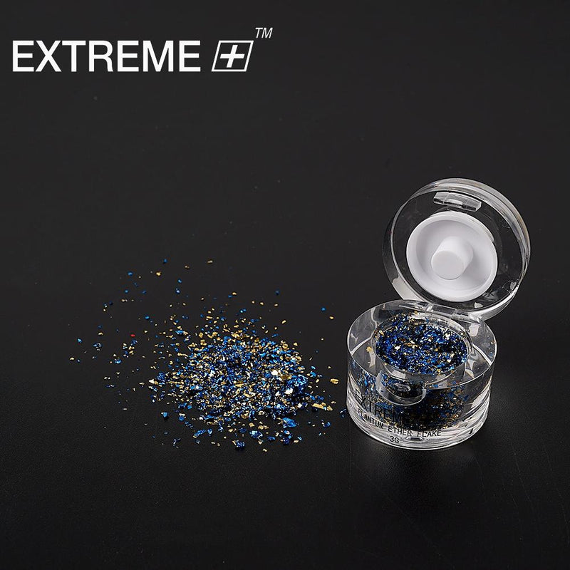 EXTREME+ Aluminum Nail Flakes Set / 6 colors