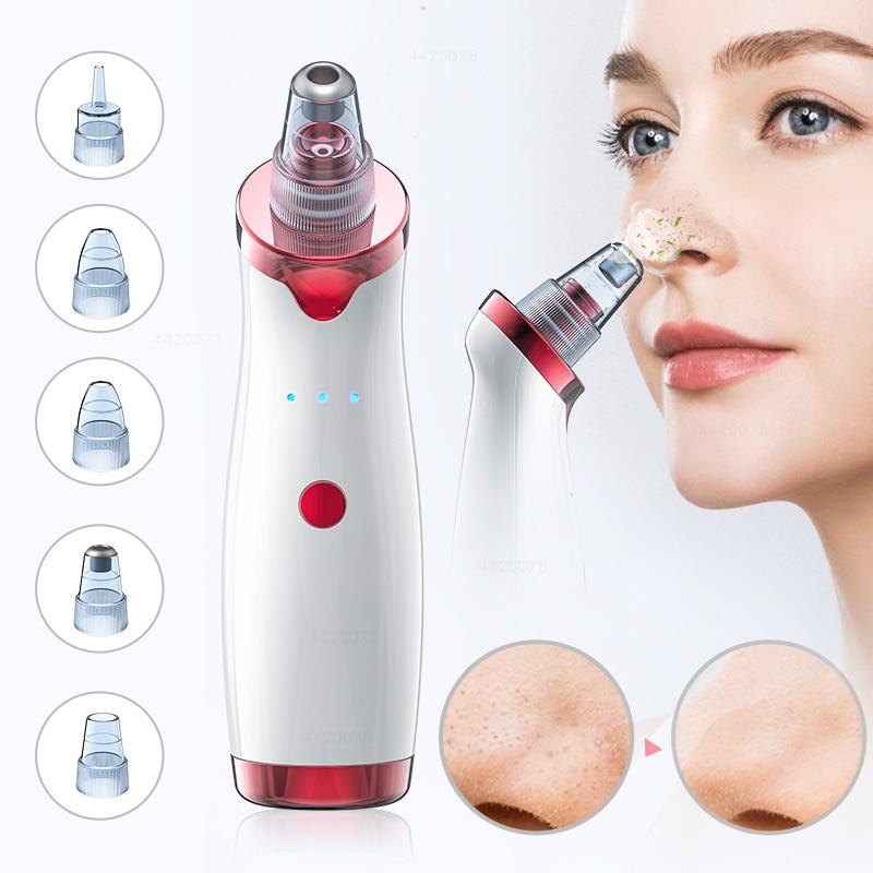 Blackhead Remover Face Deep Nose Cleaner T Zone Pore Acne Pimple Removal Vacuum Suction Facial Diamond Beauty Clean Skin Tool|Home Use Beauty Devices