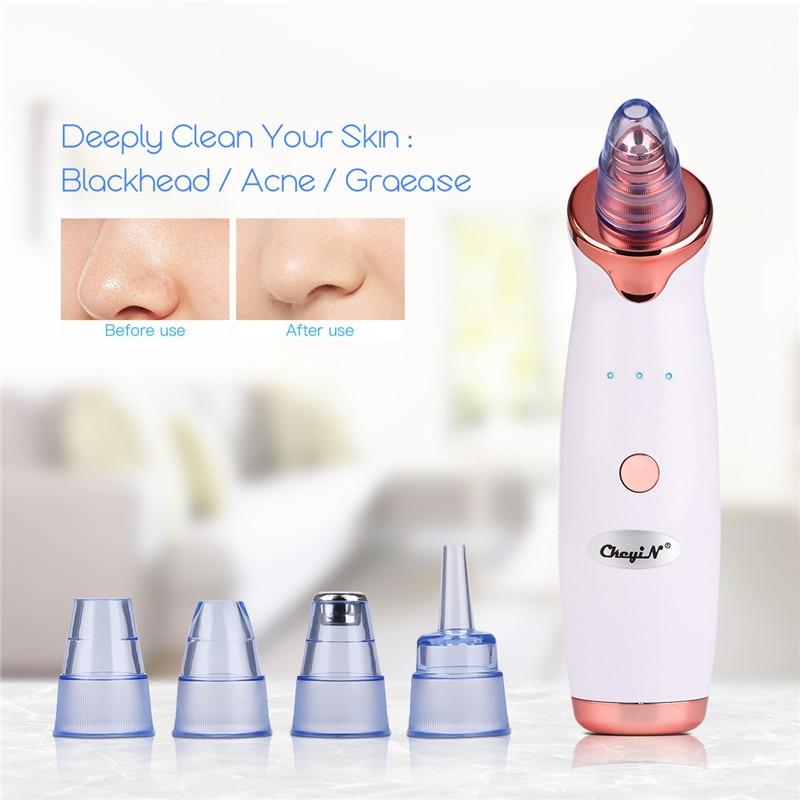 Blackhead Remover Skin Care Pore Vacuum Acne Pimple Removal Vacuum Suction Tool Facial Diamond Dermabrasion Machine Face Clean46|Home Use Beauty Devices