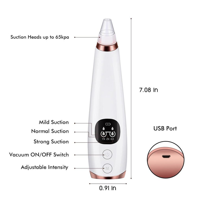 Blackhead Remover Vacuum Pore Cleaner Electric Nose Face Deep Cleansing Skin Care Machine Birthday Gift Dropshipping Beauty Tool|Home Use Beauty Devices