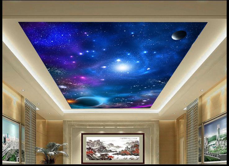 Custom photo wallpaper 3d ceiling murals wallpaper Sky zenith ceiling mural wallpaper condole roof wall papers home decoration|custom wallpaper|ceiling murals wallpaperwall photo wallpaper