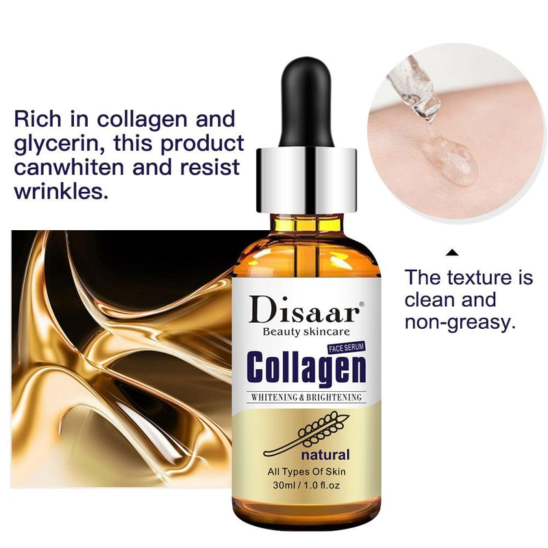 Disaar Collagen Face Serum Anti Aging Wrinkle Brighten Skin Colour Essence Lift Firming Whitening Moisturizing Repair Skin Care|Serum