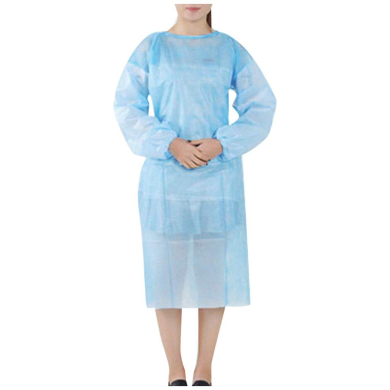 Disposable Protection Gown Dust Spray Suit Siamese Non woven Dust proof Anti Splash Clothing Safely Protection Clothes In Stock|Lab Coats