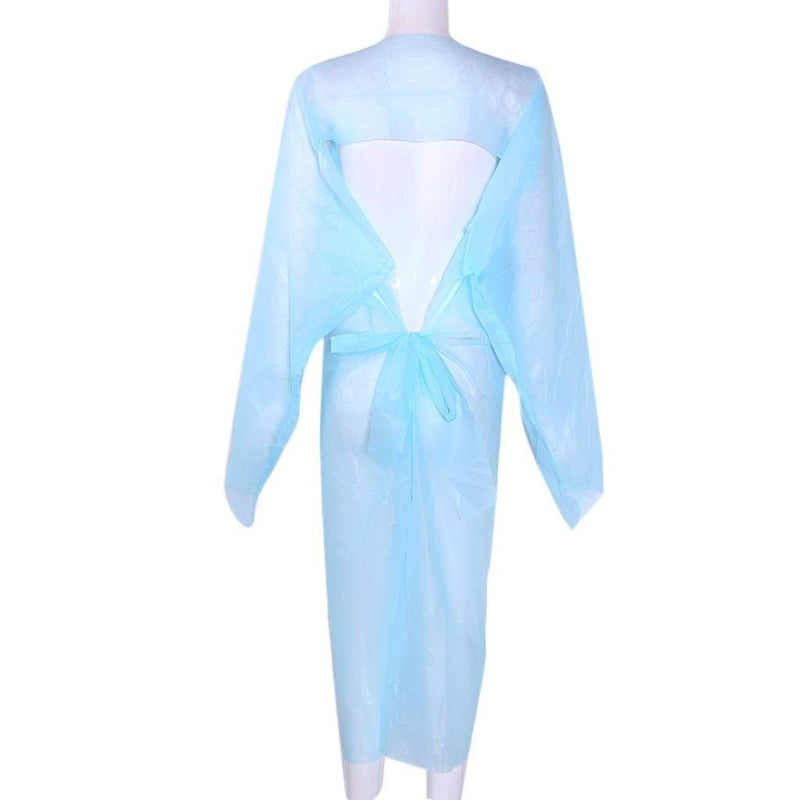 Disposable Protection Gown Dust Spray Suit Siamese Non woven Dust proof Anti Splash Clothing Safely Protection Clothes In Stock|Lab Coats