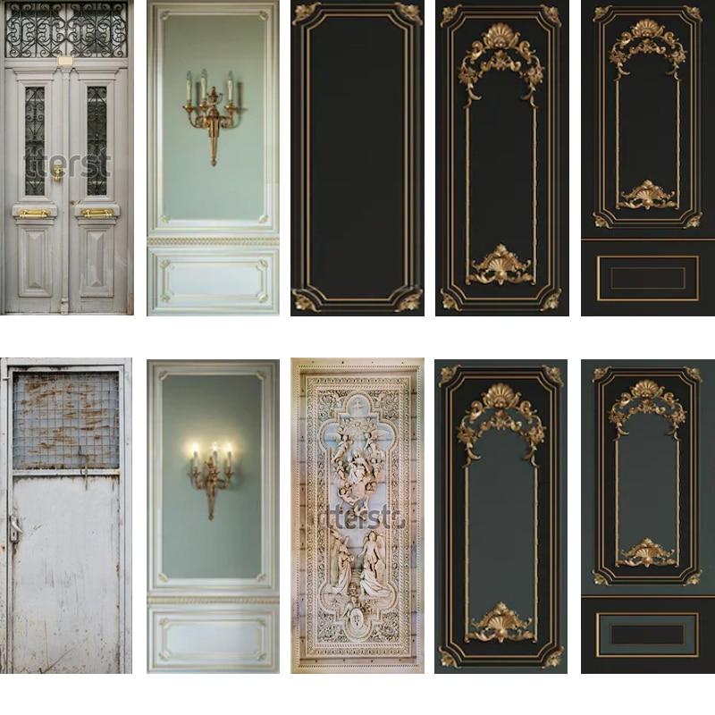 Door Stickers Home Decor Door Wrap Wall Sticker Mural Wallpaper Self Adhesive PVC Removable Waterproof Door Decal Dropshipping|Door Stickers