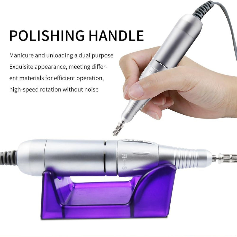 Electric Nail Drill Machine 32W 35000RPM Manicure Machine Milling Cutter For Manicure Pedicure Accessories Nail Art Tool|Electric Manicure Drills