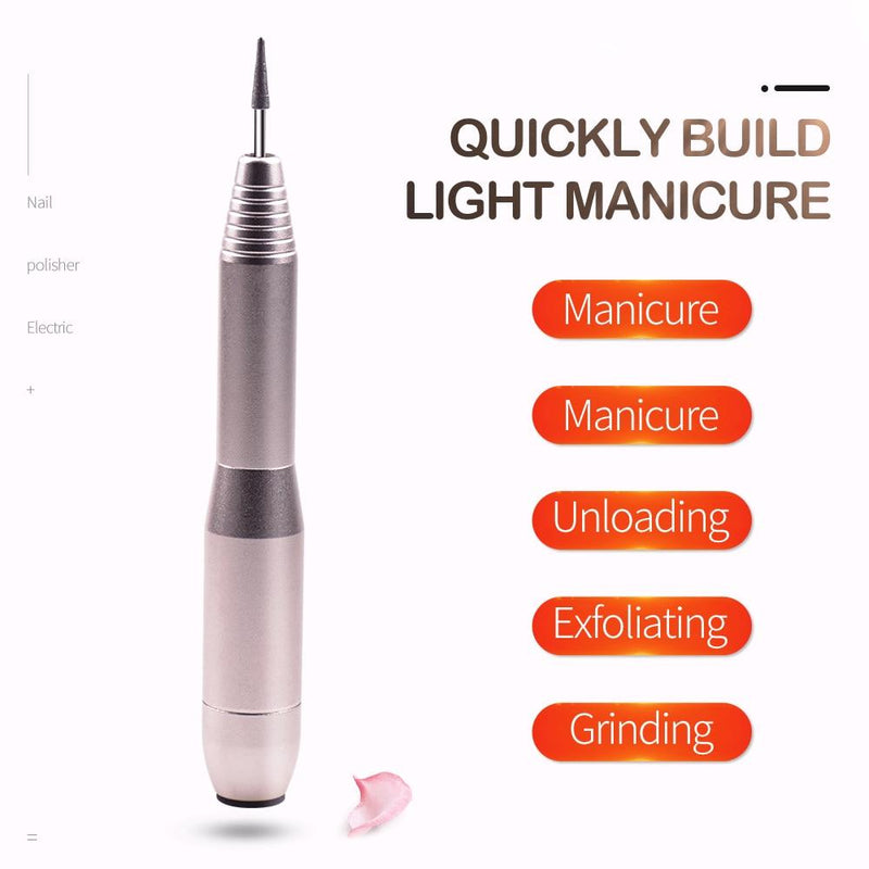 Electric Nail Drill Manicure Machine with Forward/Reverse Rotate Apparatus for Milling Cutter Manicure Pedicure Nail File Tools|Electric Manicure Drills