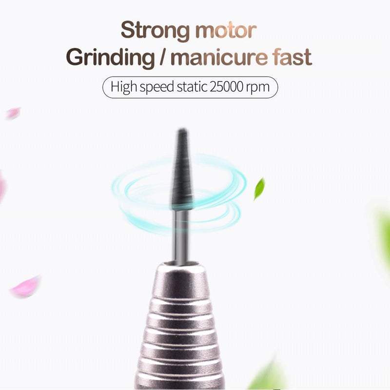 Electric Nail Drill Manicure Machine with Forward/Reverse Rotate Apparatus for Milling Cutter Manicure Pedicure Nail File Tools|Electric Manicure Drills