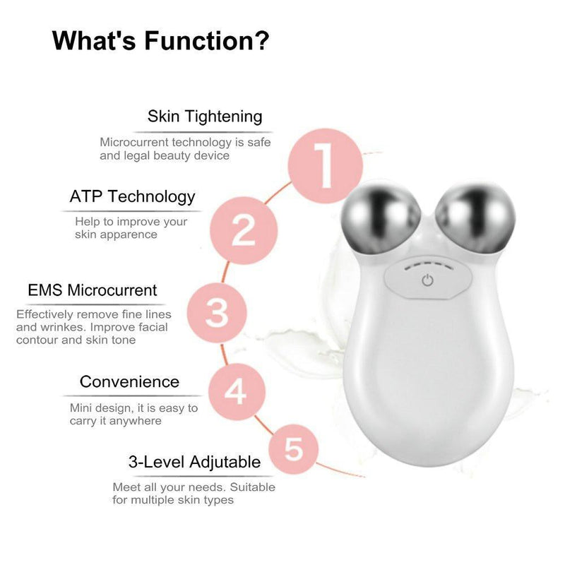 Facial Massager For Face Massager Face Lifting Microcurrent Roller Massager Facial Microcurrent Device Massage Face Lift Machine|Home Use Beauty Devices