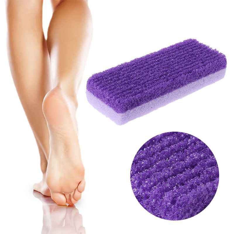 Happy Feet - 4 PCS Double Sided Pumice Stone Callus, Hard Skin Callus Remover and Scrubber Pedicure Tools Foot File for Feet Hands Exfoliator Pedicure Feet File