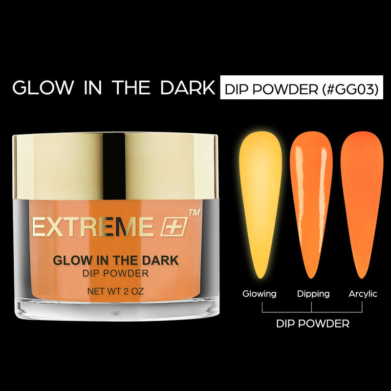 EXTREME+ SUPER Glow In Dark Dip Powder 2 oz -