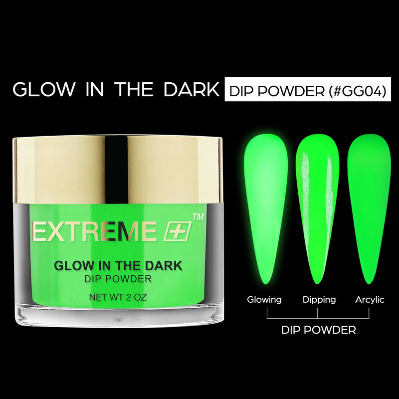 EXTREME+ SUPER Glow In Dark Dip Powder 2 oz -