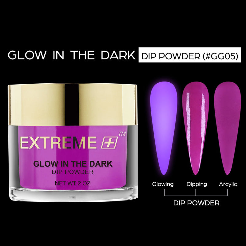 EXTREME+ SUPER Glow In Dark Dip Powder 2 oz -