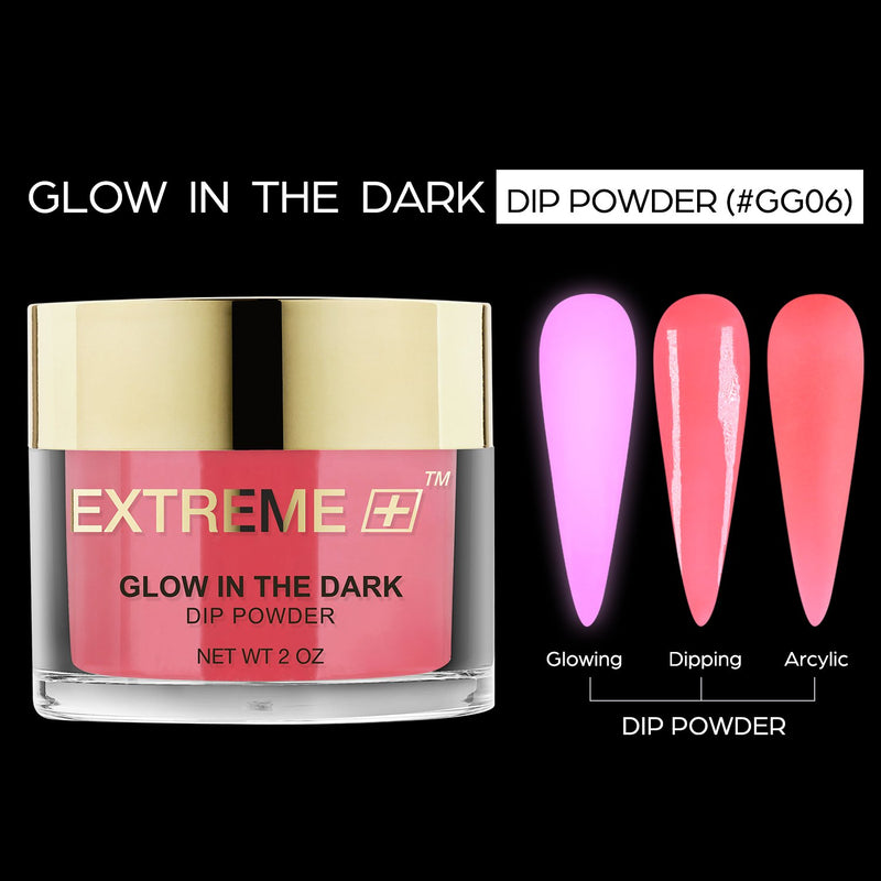 EXTREME+ SUPER Glow In Dark Dip Powder 2 oz -