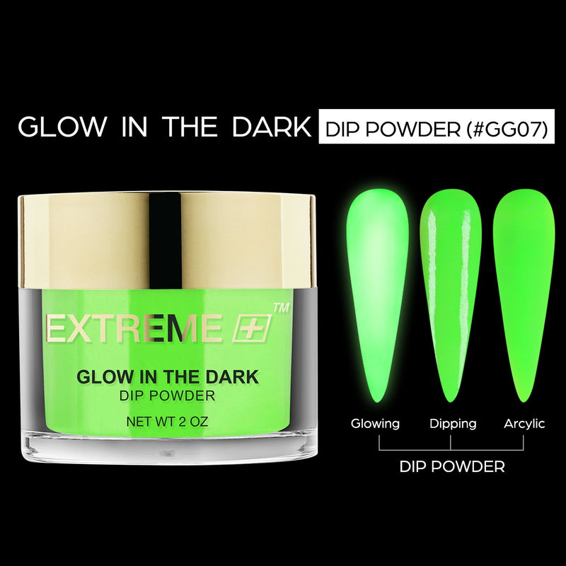 EXTREME+ SUPER Glow In Dark Dip Powder 2 oz -