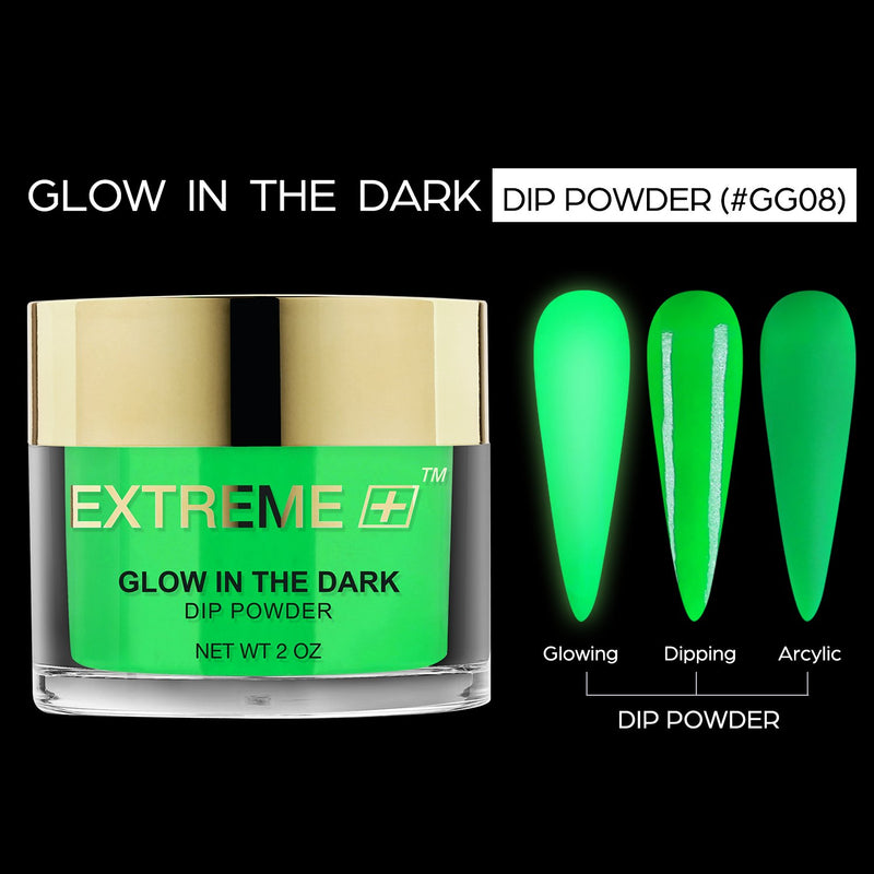 EXTREME+ SUPER Glow In Dark Dip Powder 2 oz -