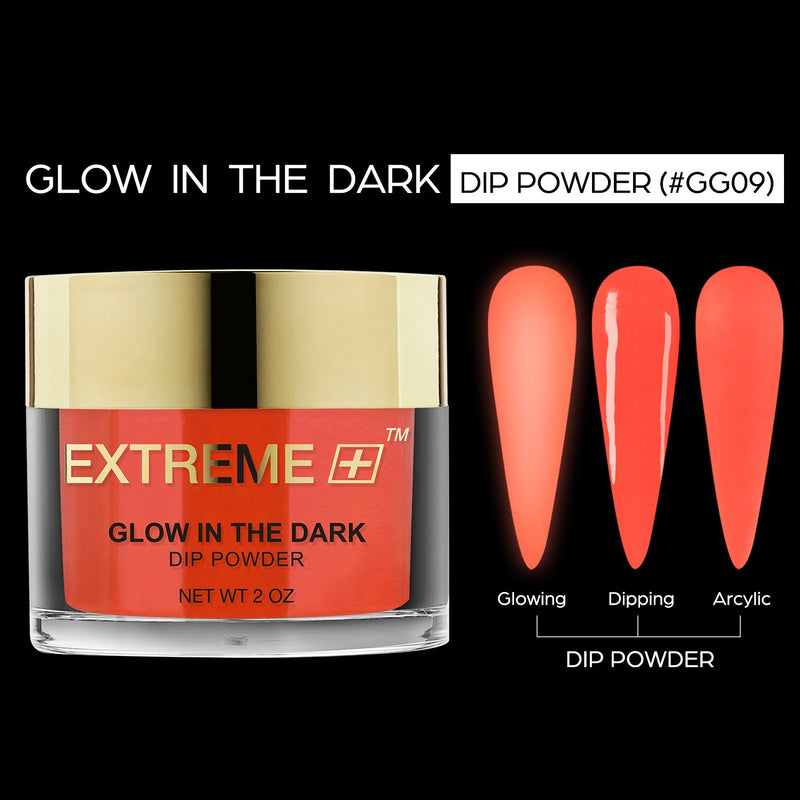 EXTREME+ SUPER Glow In Dark Dip Powder 2 oz -