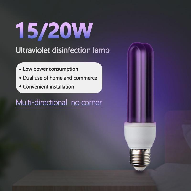 HOT!!! Led lamp UV spiral energy saving black light household bedroom toilet office clean air solar ultraviolet light US|Device Cleaners|   - AliExpress